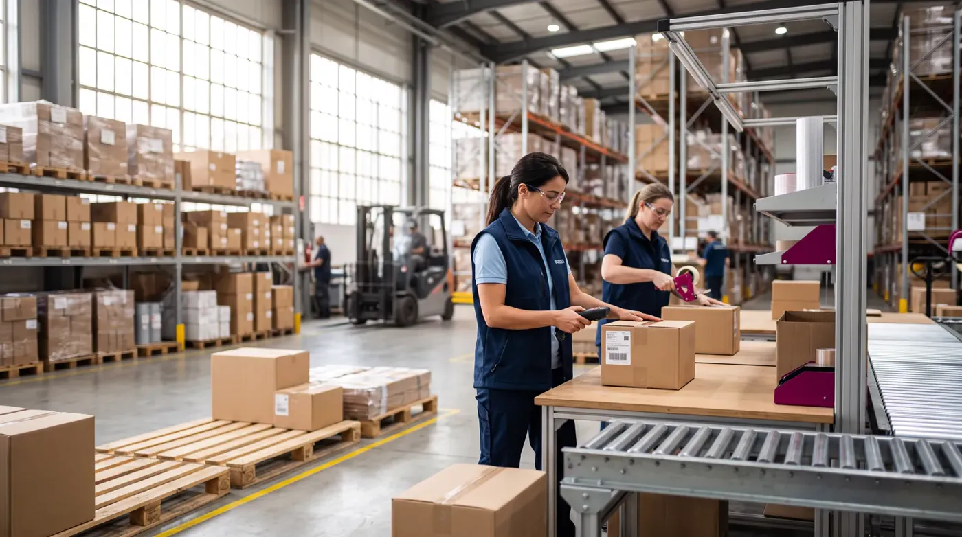 Veneta Imballaggi al lavoro